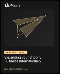 Shopify Verified Skill: International Expansion