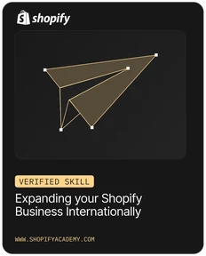Shopify Verified Skill: International Expansion