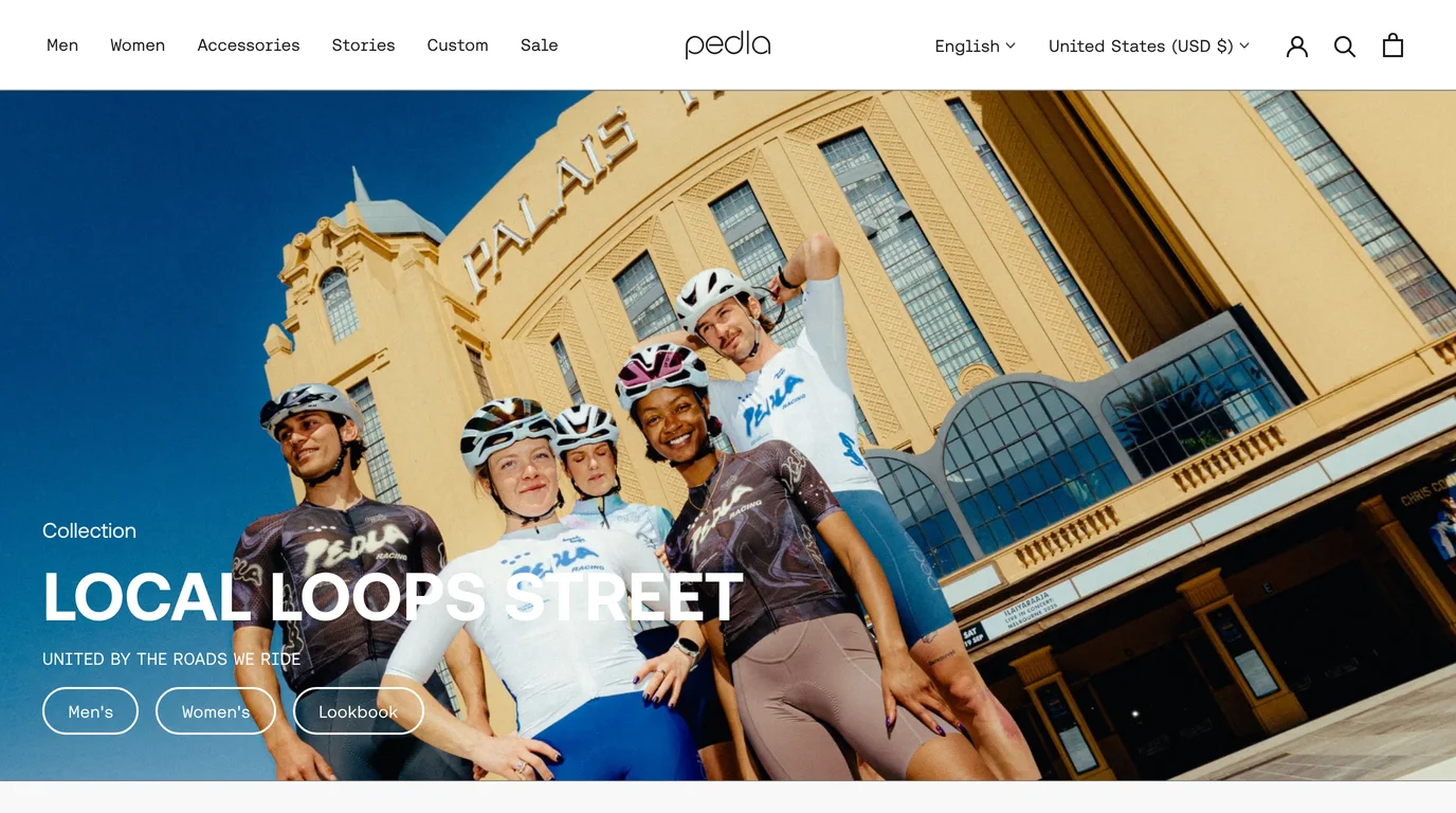 The Pedla storefront