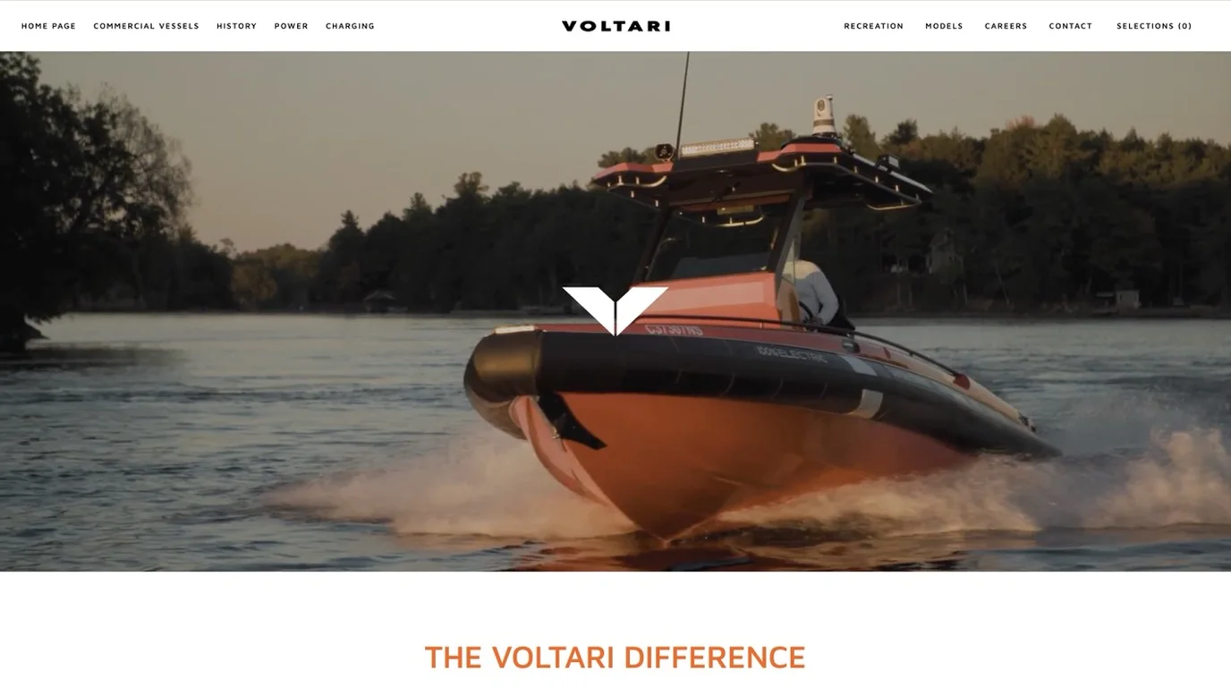 Voltari Electric storefront built by Blinc